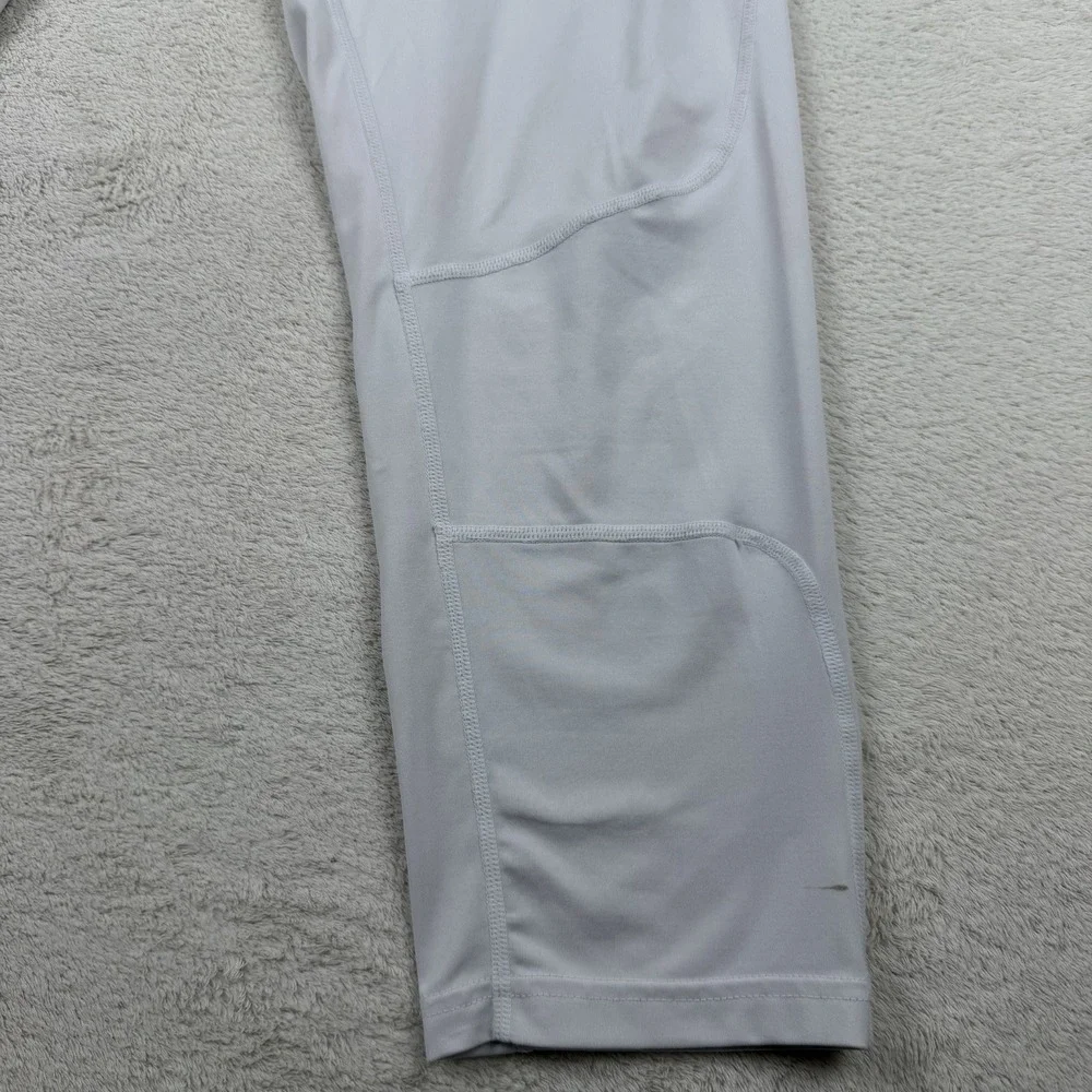 Polo Sport by‎ Ralph Lauren Men's 3/4 Compression Tights White-READ